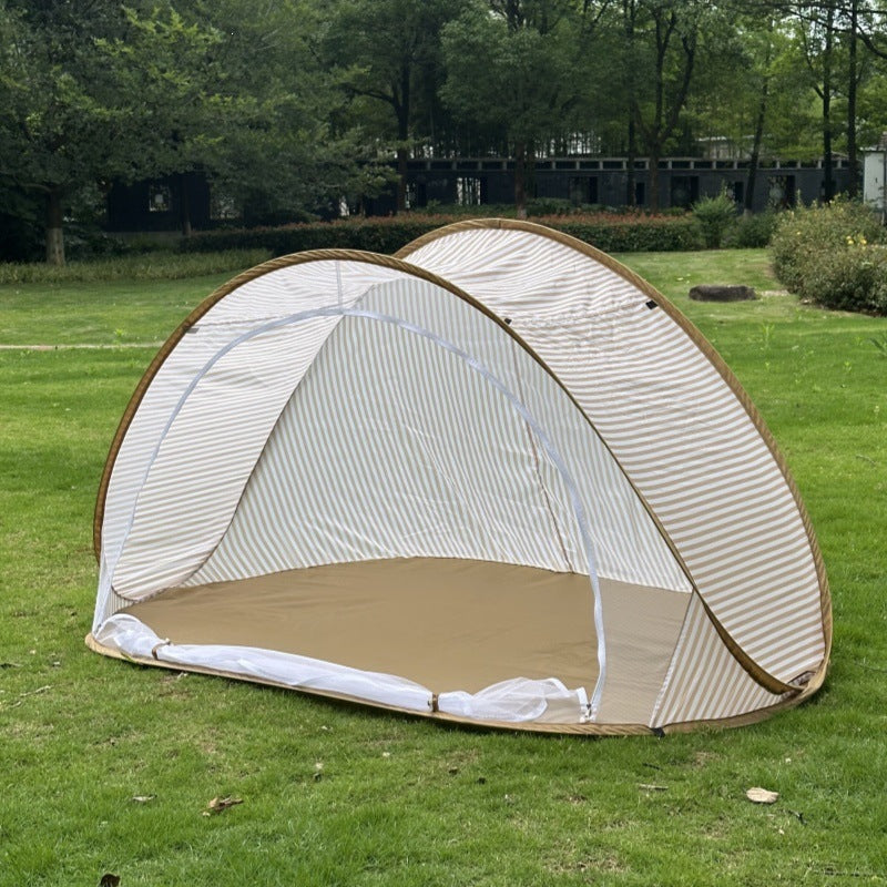 Portable Pop-Up Kids Tent for Outdoor Camping, Beach, and Sun Protection - Mosquito Net Included