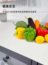 Waterproof Non-Slip Drawer Liner for Cabinets, Refrigerators, and Wardrobes - Food Grade