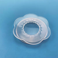 3-Piece Silicone Food Cover Set with Petal Design for Bowls, Cups, and Mugs
