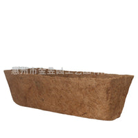 Coconut Coir Liner Square Planter Basket, Large Wall-Mounted Balcony Indoor Bonsai Office Plant Pot