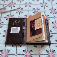 Vintage Garden Travel Journal Notebook with Refillable Pages
