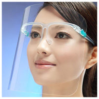 Baoluona Anti-Oil Splash Face Shield Head-Mounted Isolation Mask Kitchen Anti-Splatter Protective Mask Double-Sided Anti-Fog
