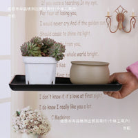 Rectangular Ceramic Succulent Planter Tray with Drainage Base