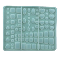DIY Crystal Epoxy Resin Molds Diamond Heart Marquise Square Faceted Silicone Mold Handmade Ice Cube Tray