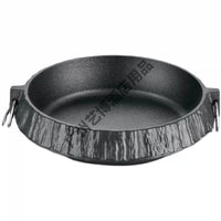 Japanese Style Non-Stick Cast Iron Sukiyaki Hot Pot with Lid, Induction and Gas Cooktop Compatible