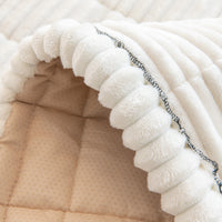 Corduroy Plush Sofa Cushion for Autumn/Winter - Non-Slip Modern Furniture Protector