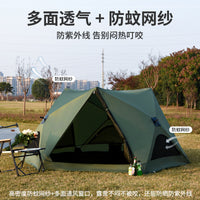 Automatic Pop-Up Camping Tent for 2-4 People, UV Protection & Waterproof Outdoor Shelter