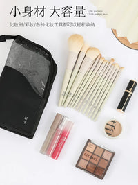 Portable Foldable Standing Makeup Brush Holder Travel Bag