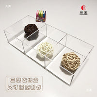 Acrylic 9-Compartment Storage Box for Jewelry and Small Items