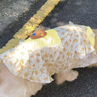 Floral Dog Dress for Medium to Large Breeds - Golden Retriever, Labrador, Samoyed, Border Collie