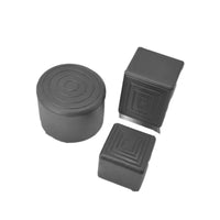 PVC Round Chair Leg Caps Anti-Slip Protectors for Metal Pipes and Stainless Steel Tubes