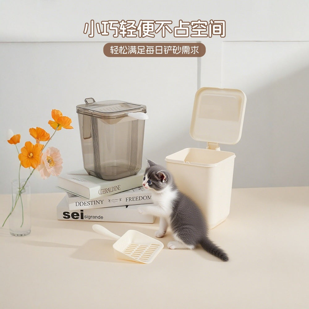 Pet Litter Disposal Bin with Odor Control for Cat Waste