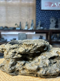 Retro Chinese Style Stone Succulent Planter for Hydroponics and Tabletop Decor