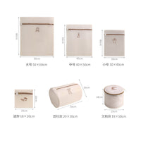 Embroidered Mesh Laundry Bags Set with Zipper for Delicates, Bras, and Clothing