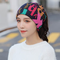 Women's Winter Knit Beanie Scarf Set Warm Neck Warmer Outdoor Fashion Hat