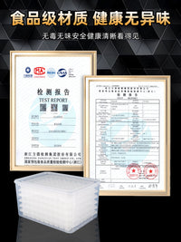 Large Capacity Ice Cube Tray with Storage Bin for Home and Commercial Use, Food-Grade
