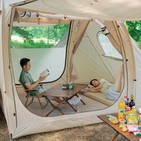 SUV Tailgate Tent Large Space Easy Setup Thickened Cotton Canvas Car Rear Extension Tent for Camping Travel