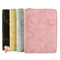 A5 PU Leather Zippered Notebook with Removable Pages