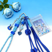 Zhou Shen Fan Support Keychain Bag Charm with Photo Cards