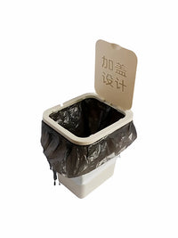 Foldable Car Trash Can with Lid - Portable Multi-functional Vehicle Organizer for Travel & Camping