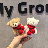 Plush Bear Keychain Christmas Gift