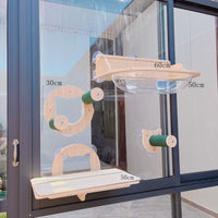 Window Mounted Cat Hammock Perch with Suction Cups - No-Drill Wall-Mounted Cat Bed