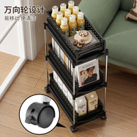 Pull-Out Multi-Layer Under-Sink Storage Rack for Kitchen Cabinets