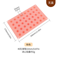 DIY Dumpling/Tangyuan Mold with Lid, Food-Grade Silicone Ice Ball Maker, Easy Release Large Capacity