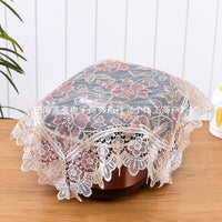 Lace Embroidered Appliance Dust Cover for Rice Cooker, Air Fryer, Nightstand, Tea Table