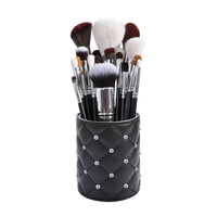 Professional Animal Hair Makeup Brush Set with Storage Bag for Eyeshadow, Concealer, and Contour