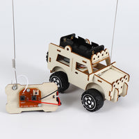 DIY Remote Control Jeep Kit Educational Science Model for Kids
