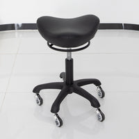 Adjustable Swivel Salon Stool with Wheels for Hairdressers and Barbers