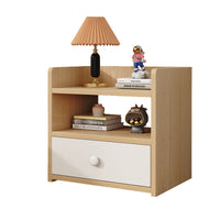 Bedside Table, Small Nightstand with Storage, Modern Minimalist End Table for Bedroom