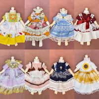 16-17cm BJD Doll Clothes 1/8 1/12 Scale Lolita Dress OB11 Cute Outfit