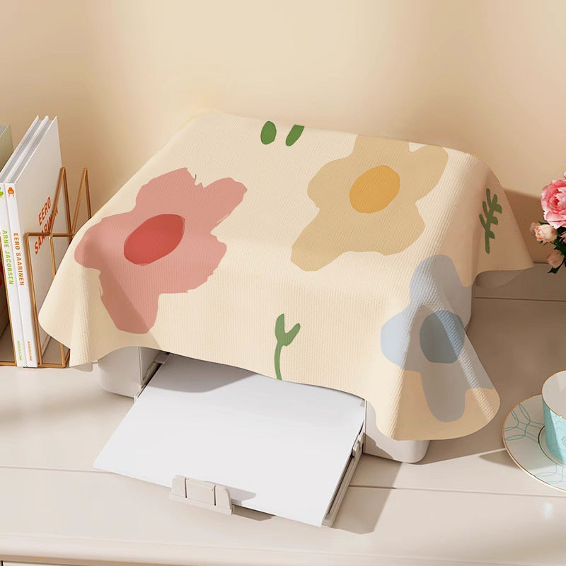 Floral Dust Cover for Printer, Refrigerator, Air Fryer, and Small Appliances