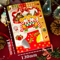 Musical Christmas Greeting Cards with Lights - DIY 3D Pop-Up Holiday Gift Cards