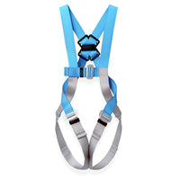 Full Body 5-Point Safety Harness with Lanyard for Fall Protection and Work Positioning