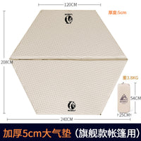 Gonglang Hexagonal Self-Inflating Camping Mat for Outdoor Tent Sleeping
