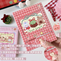 Voice Recording Greeting Card for Girlfriend, Couple, Confession, Birthday Gift, DIY 3D Sound Card