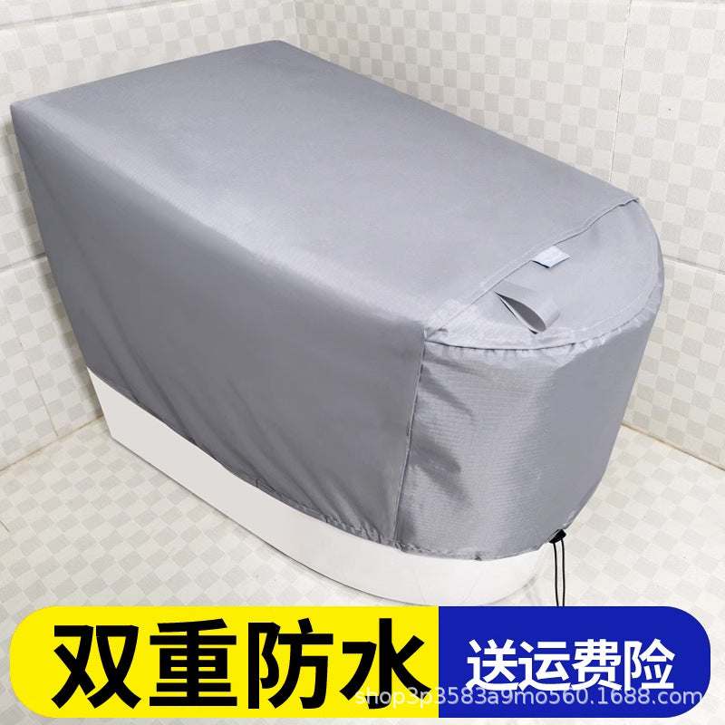 Waterproof Toilet Seat Cover for Smart & Regular Toilets, Thickened Shower Protection Dust Cover