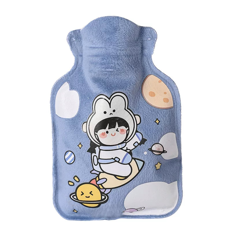 Mini Hot Water Bottle for Kids, 150ml Explosion-Proof Hand Warmer for Pain Relief and Warmth