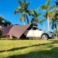 Outdoor Waterproof Sunshade Tarp for Beach Camping and Events