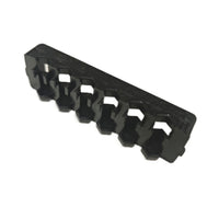 Portable Transparent Plastic Storage Box for Screwdriver Bits and Small Parts