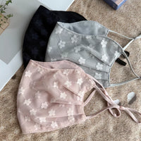 Summer Thin Lace Sun Protection Mask for Women - Breathable Mesh Face Cover