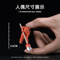 1:32 Scale Miniature Figure Set for Photography Diorama