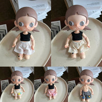 10cm Cotton Doll Plaid/Polka Dot Mini Shorts for Doll Clothes