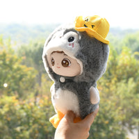20cm Cotton Doll Penguin Outfit Set for Plush Idols