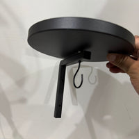 Wall-Mounted Metal Bird Bath Feeder with Hook for Outdoor Garden Patio Decor
