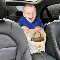 Car Seat Gap Organizer Bag for Purses and Essentials, Backseat Hanging Storage Pouch
