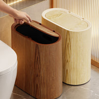 Slim Press-Top Trash Can for Kitchen, Living Room, and Hotel